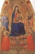 Ambrogio Lorenzetti Madonna and Child Enthroned,with Angels and Saints (mk08) Spain oil painting artist